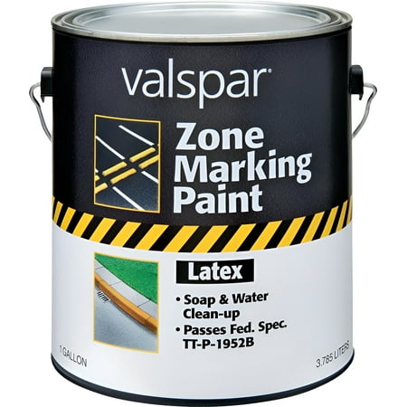 Valspar 1 Gal. White Latex Traffic & Zone Marking Paint 024.0000135.007