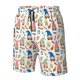 thumbnail image 4 of Balery Barbecue Gnomes Traje de Baño Estilo Hawaiano para Hombre, Shorts de Secado Rápido con Bolsillos-Medium, 4 of 6