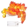 thumbnail image 1 of 1 cadena de luces de hoja de arce para decoraciones de Halloween., 1 of 3