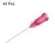 thumbnail image 3 of Aguja de dispensación de punta roma Uxcell para pistola de pegamento líquido, 25G 1", 40 piezas (rojo), 3 of 5