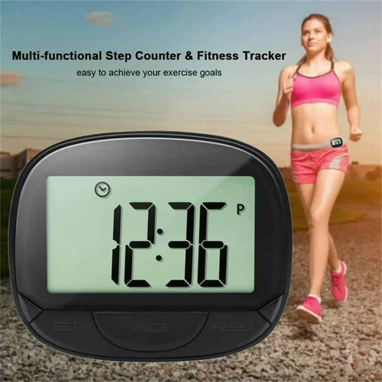 60 Minute Visual Analog Timer Silent Timer Large Screen 2D Pedometer Health Gift Multifunctional Pedometer Outdoor Sports Without Bluetooth Cooking
