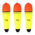 thumbnail image 1 of Flotadores de pesca de 1 oz, EVA, color amarillo, paquete de 3, 1 of 6