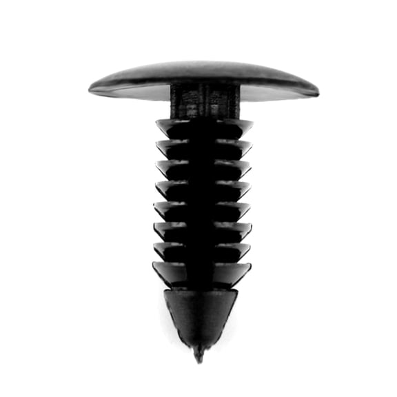 100x Plastic Bumper Fastener Rivet Clips Automotive Furniture Assembly Expansion Screws Kit Auto Body Clips Black