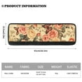thumbnail image 4 of Yuyamidu Vintage Butterfly Refrigerator Door Handle Cover Rose Fridge Oven Microwave Handle Protective Cover 4 Piece Fall Kitchen Appliance Handle Decorative Covers Gifts, 4 of 7