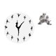 thumbnail image 1 of Reloj De Pared De Bailarina De Ballet Con Figuras De Búho, Escultura De Estatua De Animal Moderna Para Una Encantadora Cocina, Oficina, Decoración Del Hogar, Mesita De Noche, 1 of 8