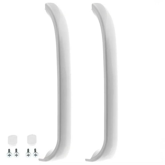 2Pcs White Refrigerator Handle Refrigerator Accessories Refrigerator Parts