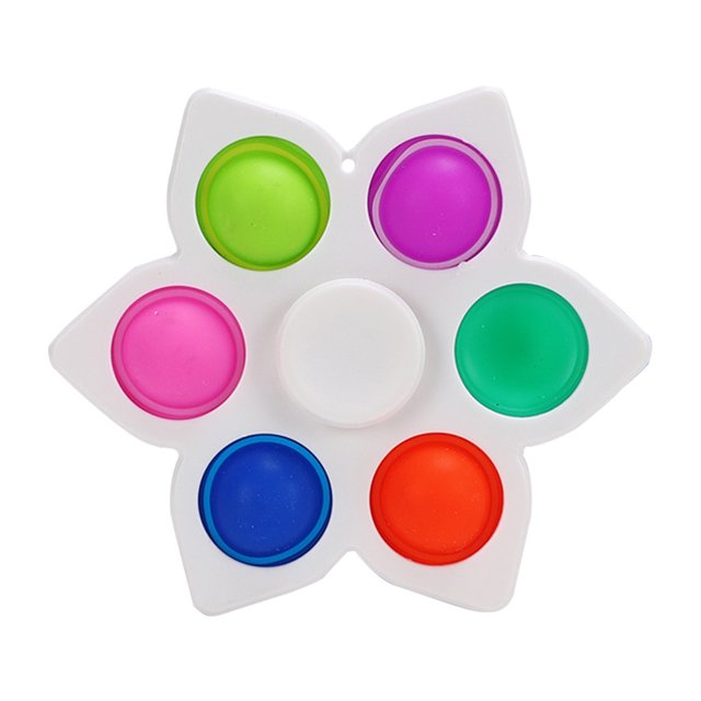 Niños Sunflower Dimple Fidget Finger Gyro Bubble Adult Sunflower Press Board Tmvgtek juguetes de los niños