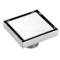 thumbnail image 2 of Desagüe de suelo invisible, antibloqueo, accesorio de baño para colador de desagüe cuadrado, sellado automático de cobre Feliz Sencillez, 2 of 5