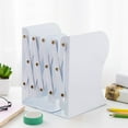 thumbnail image 2 of Metal Book End Book Shelf Holder Book Ends For Shelves Book Support Office Book Support Bookends Retractable Flexible Large Size Without Sticker Metal Material Office Book Support, 2 of 5