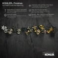 thumbnail image 2 of Kohler K-78373 Components 24" Towel Bar - Vibrant Brushed Moderne Brass, 2 of 2
