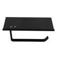 thumbnail image 4 of unbranded Bathroom Toilet Paper Roll Holder Wall-mounted Toilet Paper Bracket With Shelf, 4 of 8