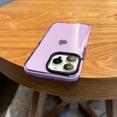 thumbnail image 5 of for iPhone 15 Pro Max Phone Case 6.7 inch, Aesthetic Trendy for Women Girls, Shockproof Transparent Soft TPU Purple, 5 of 11