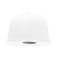 thumbnail image 2 of Decky RP1 6 Panel High Profile Structured Acrylic/Polyester Fitted Hat-White-7 1/4, 2 of 2