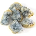 thumbnail image 2 of Nvzi Cristales de celestita, cúmulos de cristales, cristales en bruto, cristal de calcita azul (100-150 g), 2 of 5