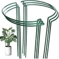 thumbnail image 1 of Paquete de 6 estacas para plantas de soporte para plantas, soportes de plantas de metal para el jardín, jaula para plantas, anillo de soporte para plantas, estaca de soporte para plantas para tom, 1 of 5