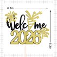 thumbnail image 2 of Topper para pastel Crseniny Welcome 2026 Fiesta de Año Nuevo, 2 of 7