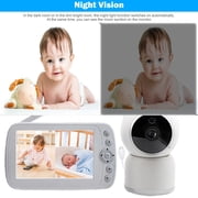 Smart Baby Monitor with Video and Audio, Dual Mode Remote,Free Smart Phone App,5-inch 720p Display, 1080p Camera, HD NightVision, PTZ, 2-Way Talk,VOX, Temp Sensor, Lullaby