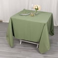 thumbnail image 6 of Efavormart 70"x70" Eucalyptus Sage Green 200 GSM Premium Seamless Polyester Square Tablecloth, 6 of 10