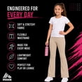 thumbnail image 5 of RBX Girls Stretch Flare Bell Bottom Leggings with Pockets for Yoga Dance and Play 2 Pack, 5 of 7