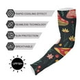 thumbnail image 5 of ALAZA Mushrooms and Flowers Pattern UV Sun Protection Arm Sleeves UPF 50+ Compression Cooling Sleeve 1 Pair, 5 of 7