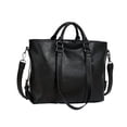 thumbnail image 4 of Bolso de trabajo para mujer, con correa de hombro ajustable, informal, de 14 pulgadas, para ordenador, para exteriores Negro, 4 of 8