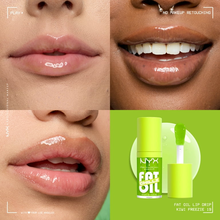 NYX Professional Makeup Fat Oil Chillz Lip Gloss, 12 Hour