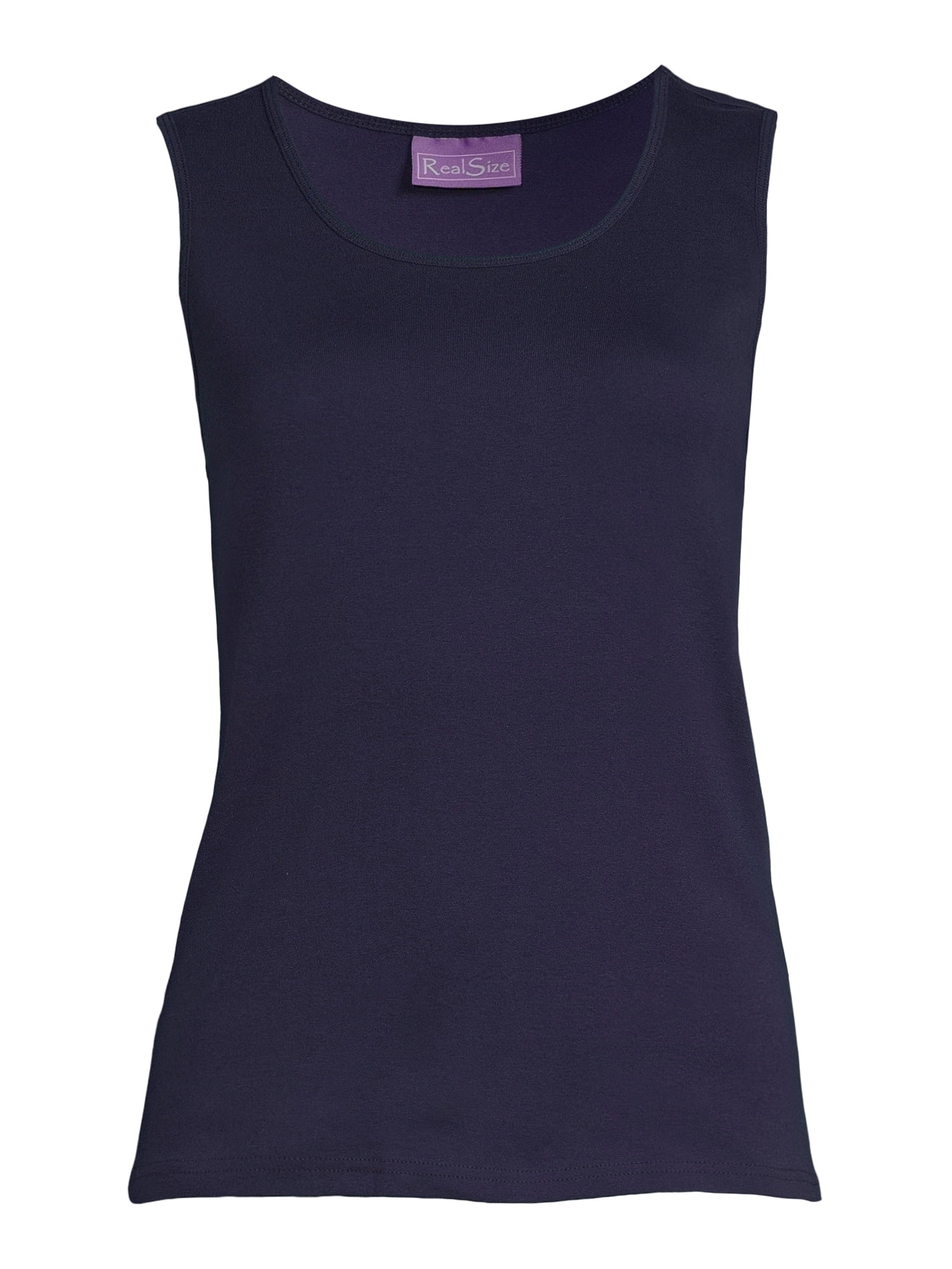 RealSize Women's Rib Muscle Tank Top, Sizes XS-3XL