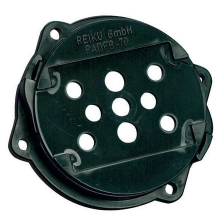 Reiku Flange,2.750 in.,Black,Polyamide PADFB-70