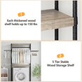 thumbnail image 6 of DSstyles Over The Washer and Dryer Storage Shelf Laundry Room Organization and Storage Space Saving Laundry Drying Clothes Racks Heavy Duty Adjustable Height Bathroom Shelf for Home Decor, 6 of 11