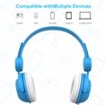 thumbnail image 4 of Kids Headphones,Volume Limited On-Ear Wired Headset Boys Girls Teens Children Toddler, 4 of 7