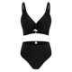 thumbnail image 4 of WILLBEST Trajes de Baño Mujer Completo Traje de Baño Tankini Para Mujer, Playa, Piscina, Cubierta, Bikini Ahuecado Con Pantalones Cortos de Baño, Traje de Baño Conservador de Dos Piezas, 4 of 5