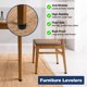 thumbnail image 4 of Uxcell 8 Pcs M6 Hilo Ajustable Niveladores de Muebles, 0.94 x 0.77" Pies Niveladores con Tuerca de Acoplamiento Antideslizante, 4 of 6