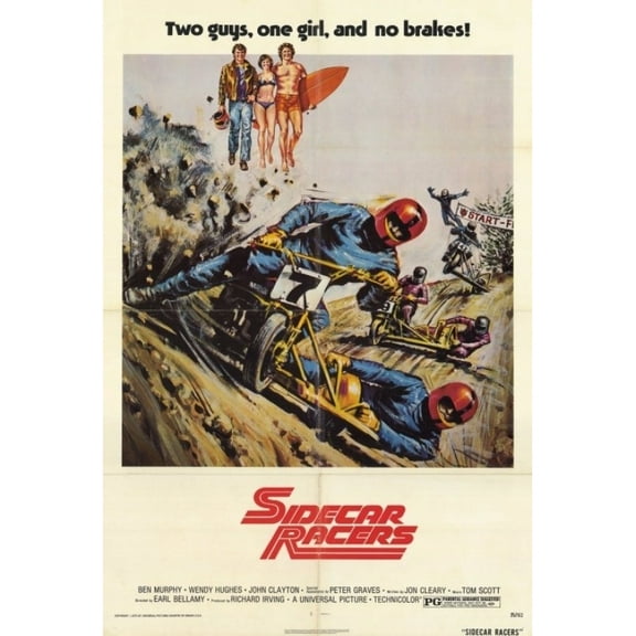 Posterazzi MOVAF3384 Sidecar Racers Movie Poster - 27 x 40 in.