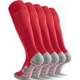 thumbnail image 6 of Soccer Socks (1/3/5 pairs) Team Sport Knee High Socks for Adult Youth Kids, 6 of 9