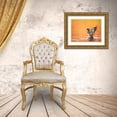thumbnail image 3 of Burchett, PH 32x25 Gold Ornate Wood Framed with Double Matting Museum Art Print Titled - Water Bird Glimpse III, 3 of 4