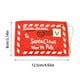 thumbnail image 3 of Set de sobres de Navidad Pack de 3 adornos colgantes no tejidos | Decoraciones para el árbol de Navidad rojo | Titular de la tarjeta regalo | Decoración para fiestas de boda | 8x12,5cm, 3 of 9