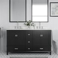 thumbnail image 2 of DHP Otum 60 Inch Double Bathroom Vanity with Sink, Black, 2 of 10