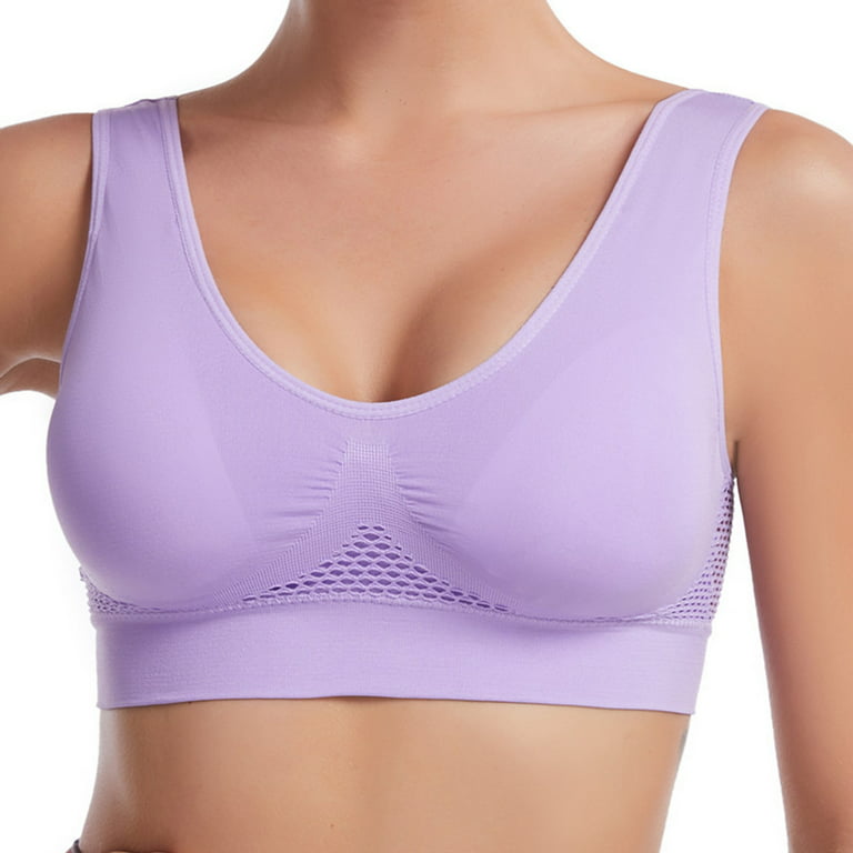 Mrat Clearance Strapess Bras for Women Large Bust Lace-U-Back Lifting Bra  Lifts Tank Tops with Built in Women's Unlined Scoop Neck Bralette Supports