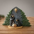 thumbnail image 1 of Bearfoots Forest Nativity Black Bear Family Christmas Figurine 3005070205 New, 1 of 1