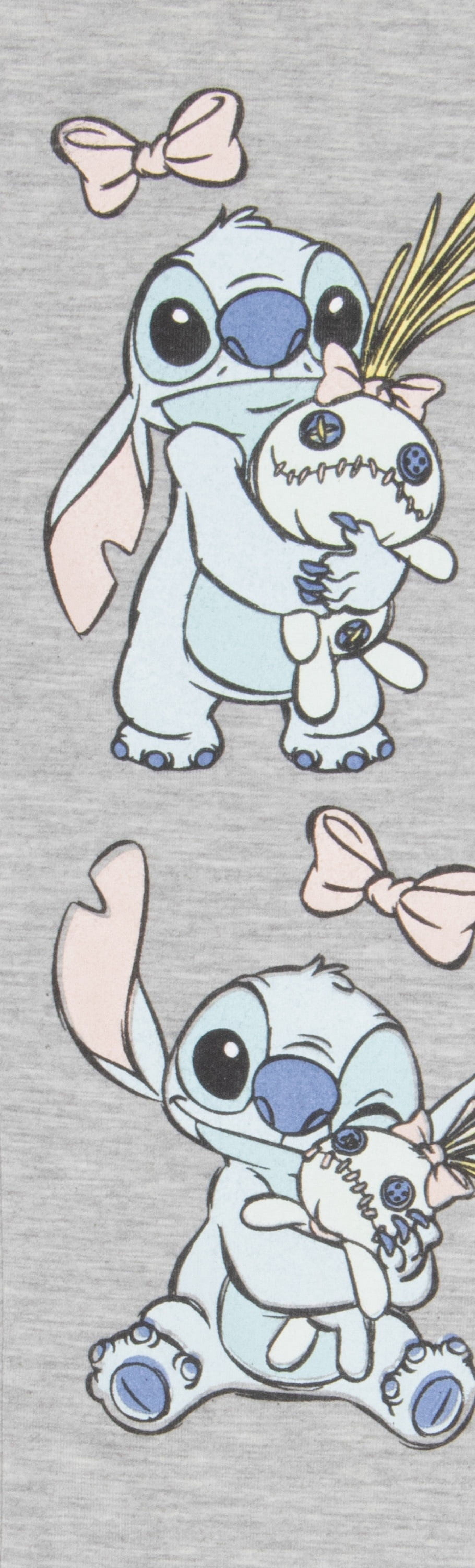 Disney Lilo & Stitch Girls Ruffle Sleeve T-Shirt & Leggings - Stitch and Scrump - 2-Piece Bundle Set for Kids (Sizes 2T-6X)