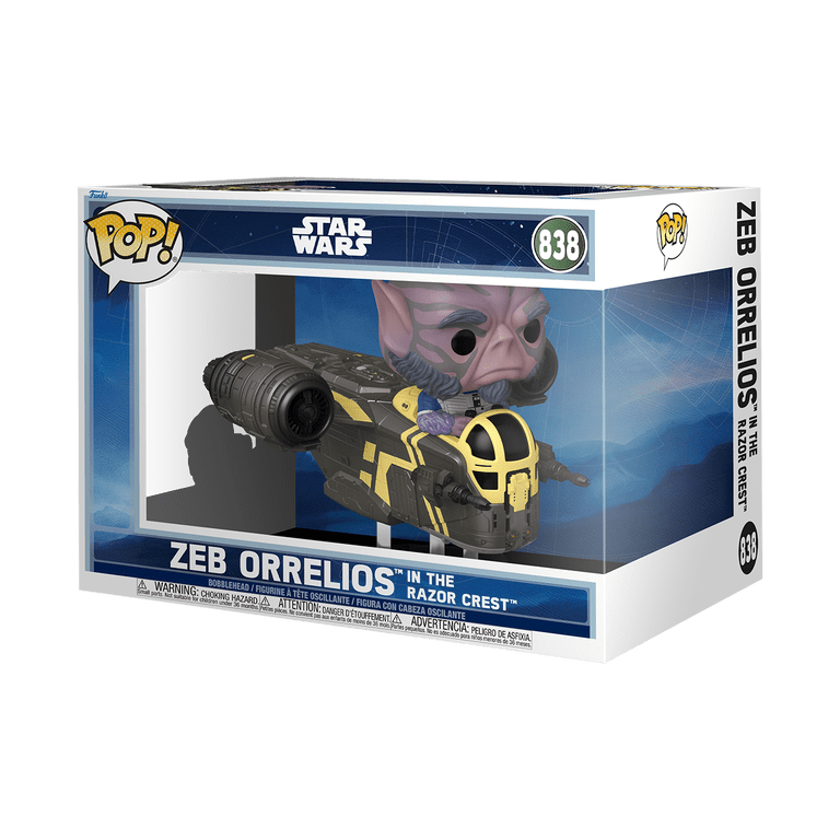Funko POP Rides Deluxe: Mandalorian & Grogu - Zeb in Razor Crest