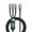 A, variant on 100W Triple-in-One Fast Charging Cable - Braided LED Data Cord, Compatible with Phones/Tablets, Travel-Friendly