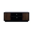 thumbnail image 2 of Stylish 66" Tv Console - Holds Up To 80" Tvs Black And Walnut 66 Inch Stand For 80 Inches Finish Smart Design, 2 of 3
