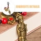 thumbnail image 3 of KAKOWELY 2 llaveros antiguos chinos con monedas y amuletos de la prosperidad., 3 of 5