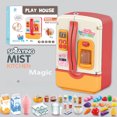 thumbnail image 1 of Coral Red Electric Simulation Refrigerator Toy for Kids: Interactive Spray & Light Effects, Educational Play for Parent-Child Bonding, Safe Durable Plastic, Snowfall-Simulating Sprinkler, Ideal Gift, 1 of 3