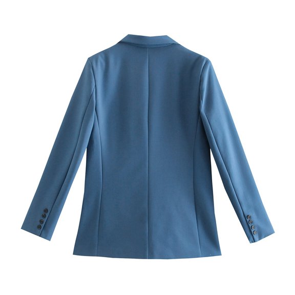 Vedolay Blazer Jackets Suit Jackets for Women Plus Size Elegant Split Long Sleeve Open Front Office Blazer Jacket,I XS