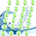 thumbnail image 1 of 24 Pcs de Boules pour Enlever les Poils d'Animaux pour Lessive, Boules de Lavage Réutilisables, Blanc et Vert, 1 of 6