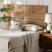 bali & pari Prita Boho Headboard, Queen, Natural Brown