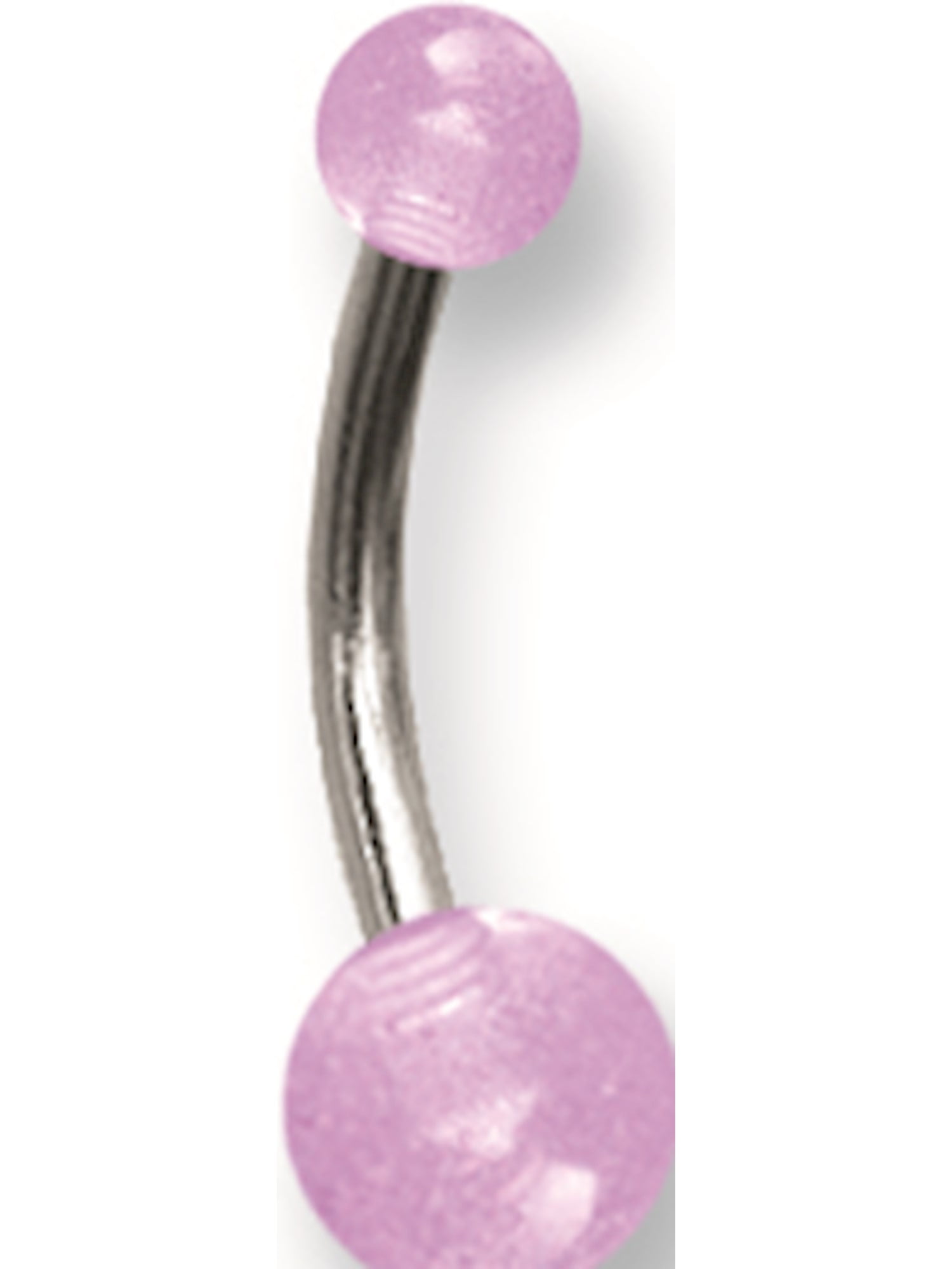 12mm 7//16 Dia w 4mm Balls Cobalt B Jewelry by Sweet Pea Solid Titanium Circ BB 14G 1.6mm