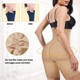thumbnail image 5 of Eleady Women Body Shaper Shorts High Waist Zipper & Hook Waist Trainer Shapewear Butt Lifter Comfort Thigh Slimmer(Beige Small), 5 of 8